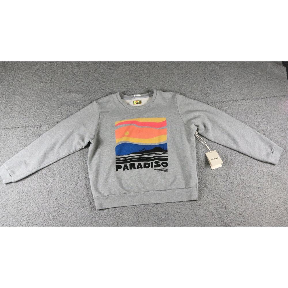 New Mother Sweatshirt L The Camper Paradiso Multicolor Graphic Print Pullover